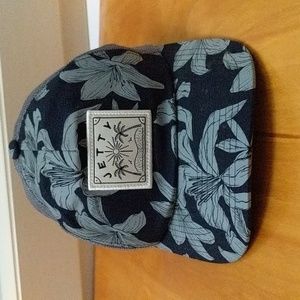 Jetty Life/ Draw Your Own Line Hibiscus Snapback w/ Trucker Mesh Hat